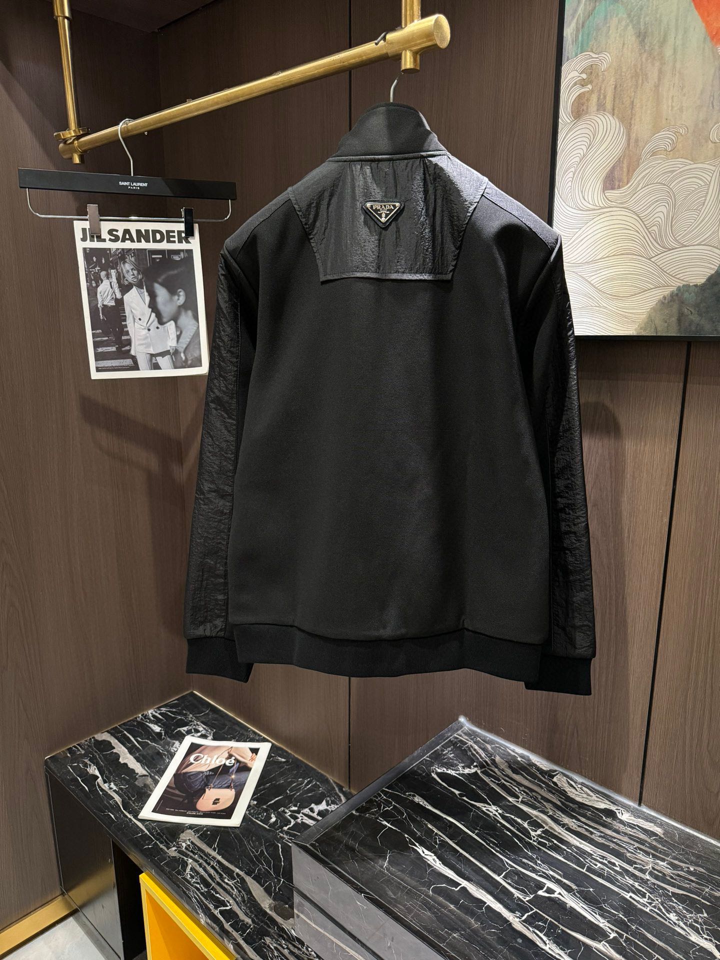 Prada Men's Sweatsuit Set. Cardigan Sweatshirt & Matching Track Pants. 4 i1733495367 4726 2