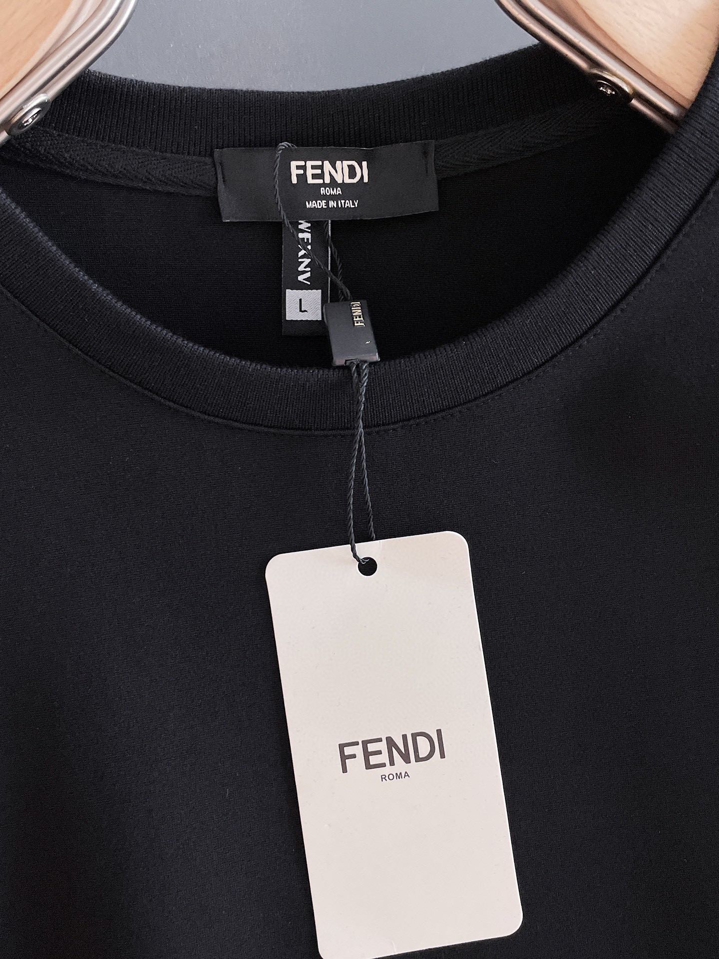 Fendi Men's Black Cotton Sweatshirt and Jogger Set with FF Logo - 2024 6 i1733495850 2341 4