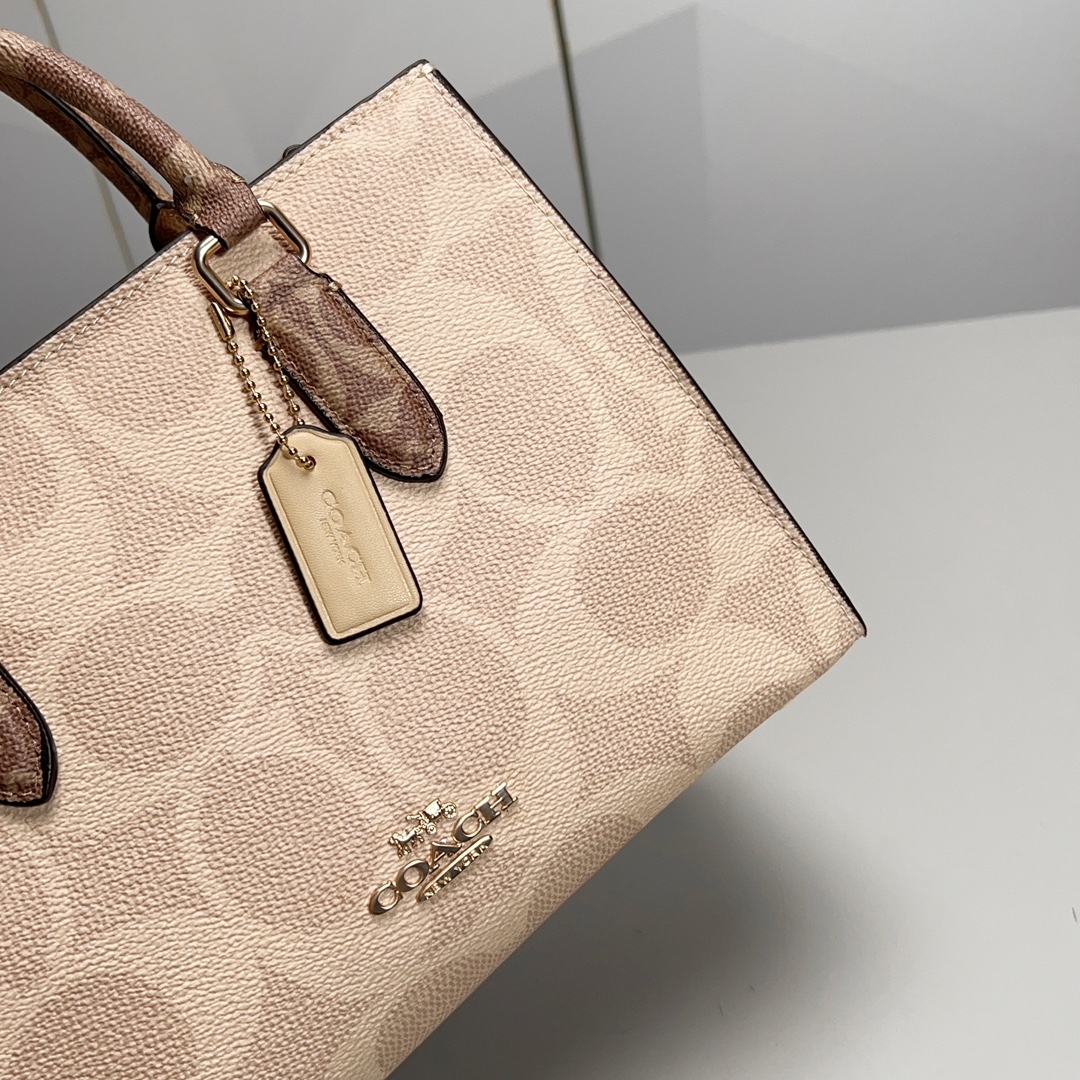 Coach Maggie Tote Bag with Signature Logo, Small Size, Perfect for Autumn. 7 i1733763850 4891 5