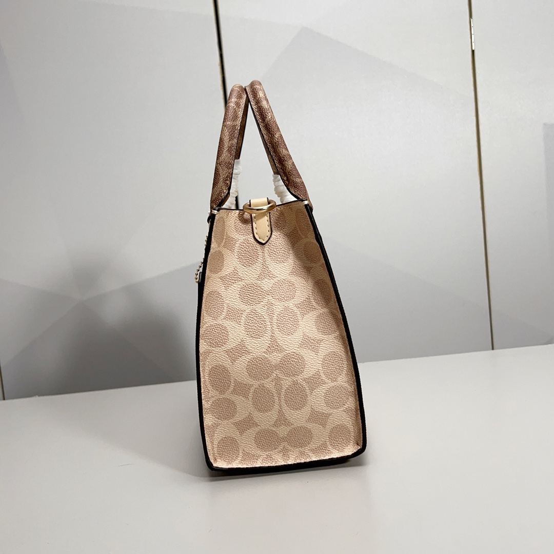 Coach Maggie Tote Bag with Signature Logo, Small Size, Perfect for Autumn. 6 i1733763850 4922 4