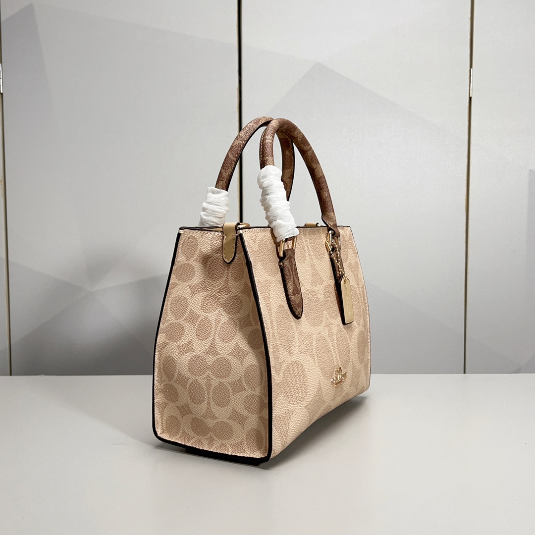 Coach Maggie Tote Bag with Signature Logo, Small Size, Perfect for Autumn. 5 i1733763850 7969 3