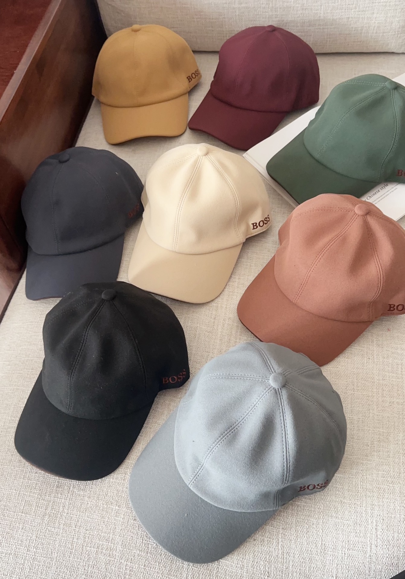 💰88 BOSS, NEW, HIGH-QUALITY BASEBALL CAPS, BIG SYNCHRONOUS, PERFECT MATCH - 图片 9