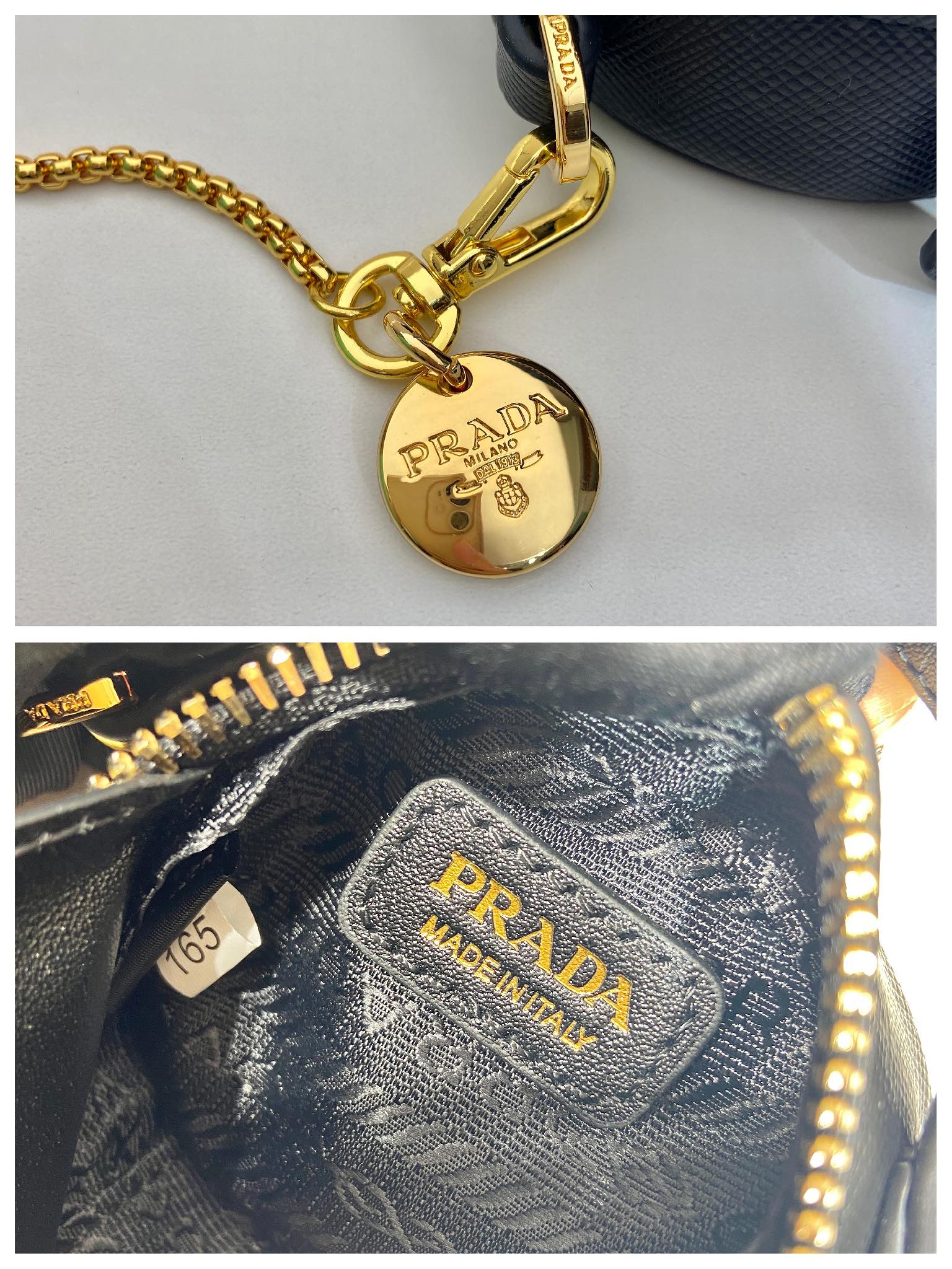 💰480🎉十字纹小圆包🎉1NR023🎉🎉
这款圆形迷你小包展现出现代而精致的廓形，采用十字纹牛皮，饰有闪闪发光的金属五金配件，搭配优雅的可拆式链条肩带，太可爱了😍上身效果非常吸眼，可仙可酷，难道你不心动😗😗，美妞们，赶紧入手吧，太美太可爱了😋😋
长8x高8x底3.5cm🎉🎉🎉👏👏👏