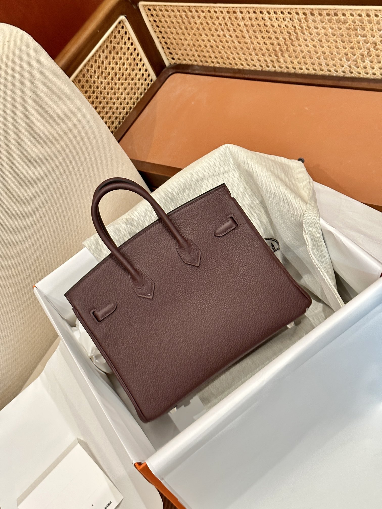 Hermes Birkin Brown tote shoulder