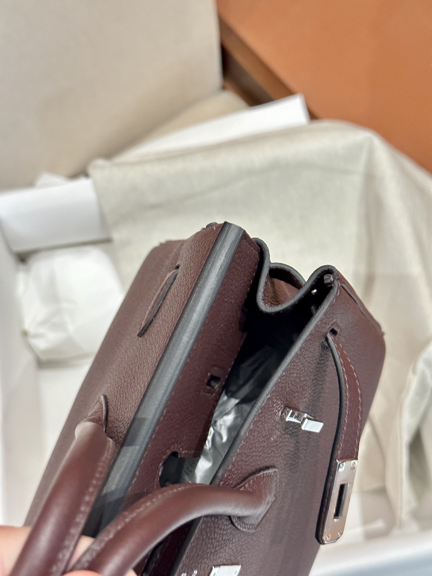 Hermes Birkin Brown tote shoulder