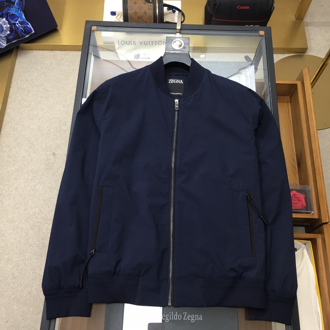  专柜新品🌹 【新品】-EZ家族男士高端商务休闲立领夹克外套，香港洋行渠道货，纯正血统品质，24年早秋新