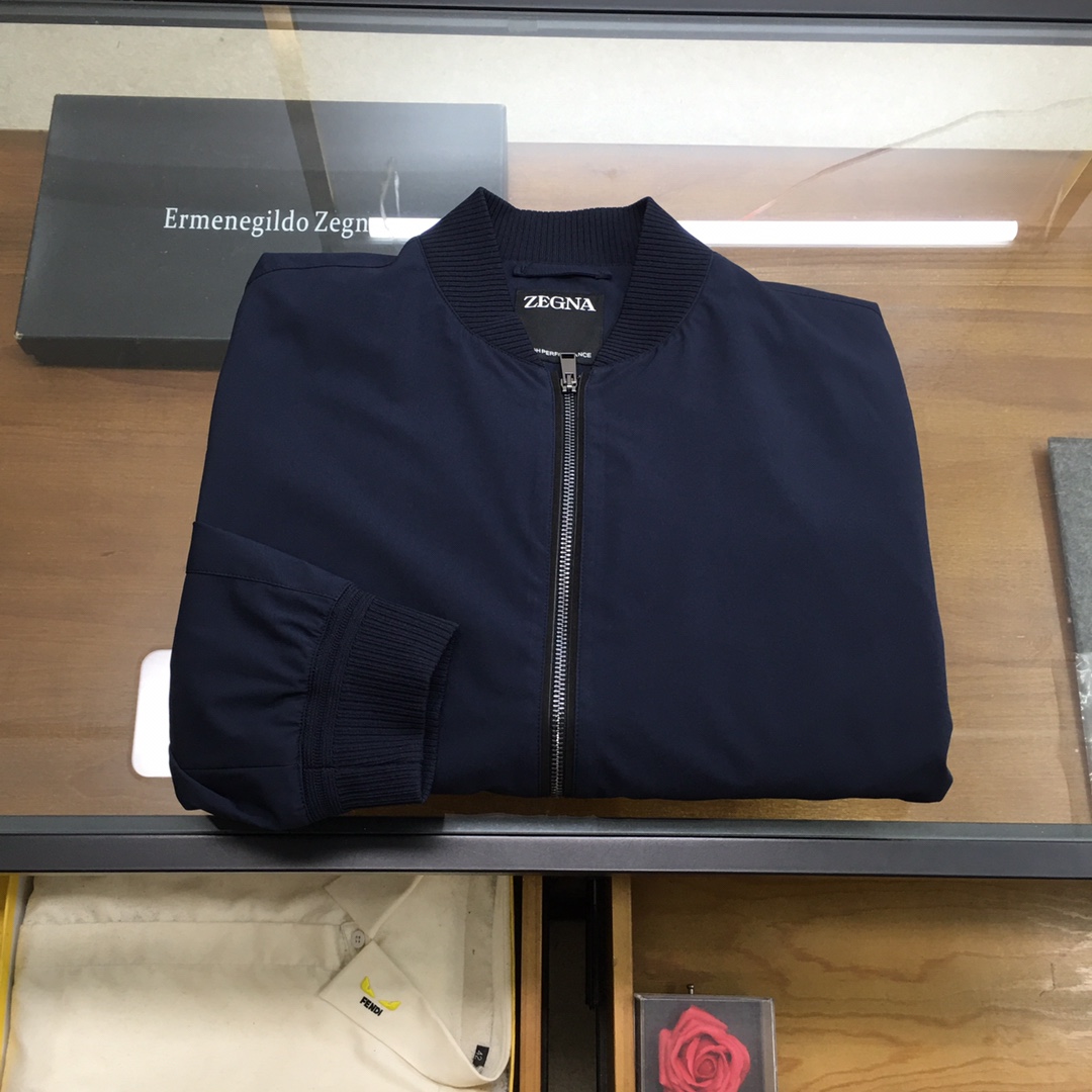  专柜新品🌹 【新品】-EZ家族男士高端商务休闲立领夹克外套，香港洋行渠道货，纯正血统品质，24年早秋新