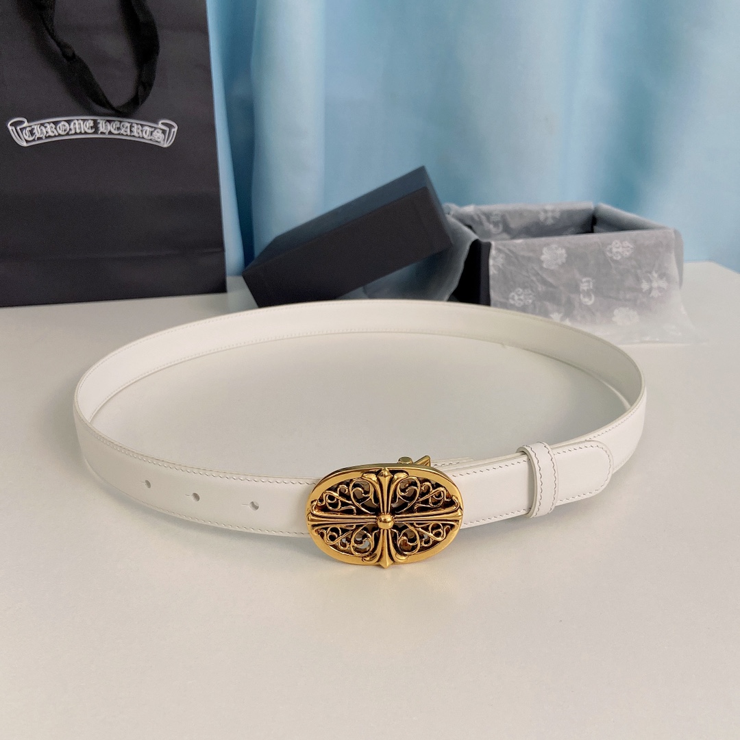 “ChromeHearts Crocine-Mini Belt: Perfect Ceremonial Accessory for Ms. Crocson” - 图片 1