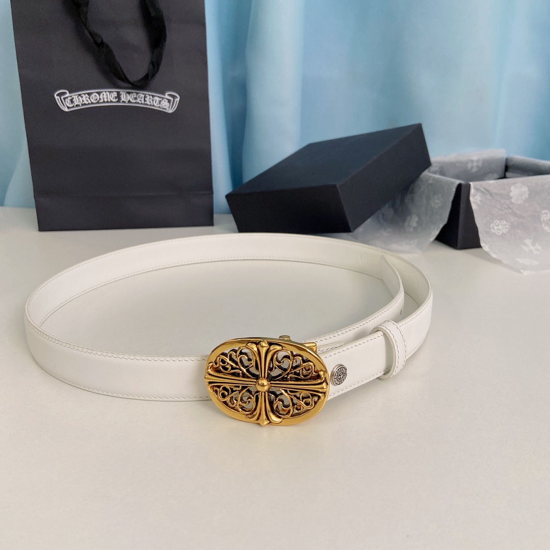 “ChromeHearts Crocine-Mini Belt: Perfect Ceremonial Accessory for Ms. Crocson” - 图片 8