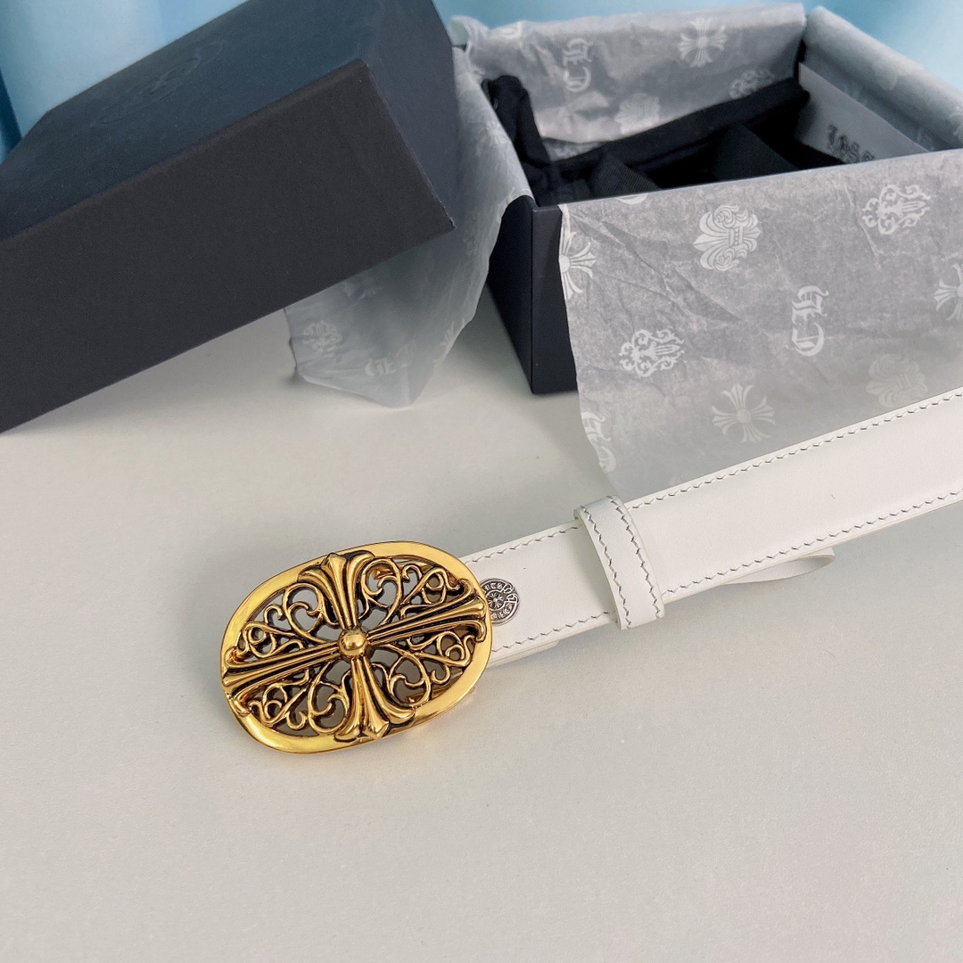 “ChromeHearts Crocine-Mini Belt: Perfect Ceremonial Accessory for Ms. Crocson” - 图片 2