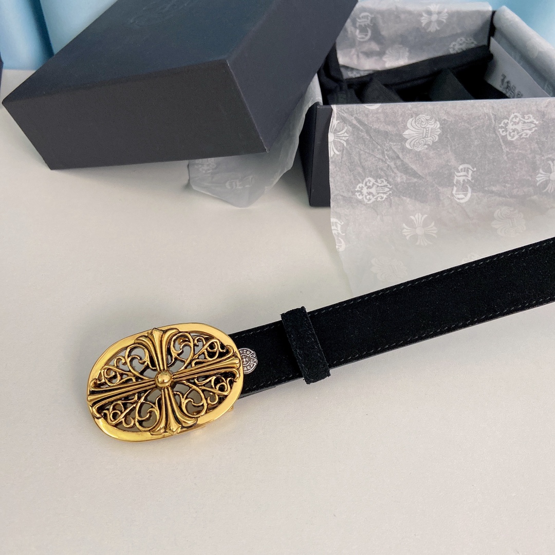 “ChromeHearts Crocine-Mini Belt: 2.5cm Wide for Ms. Crocson’s Ceremony” - 图片 2