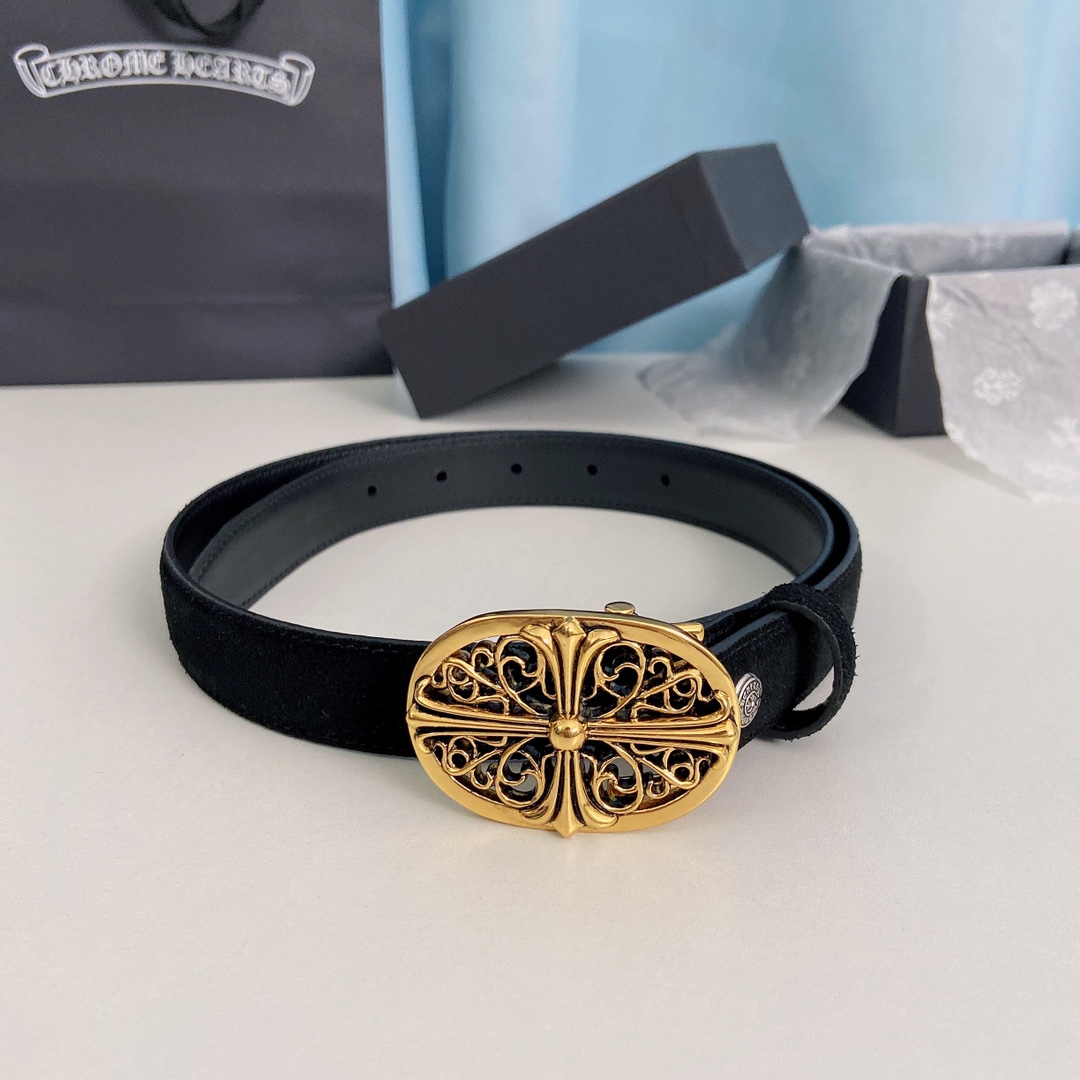 “ChromeHearts Crocine-Mini Belt: 2.5cm Wide for Ms. Crocson’s Ceremony” - 图片 8