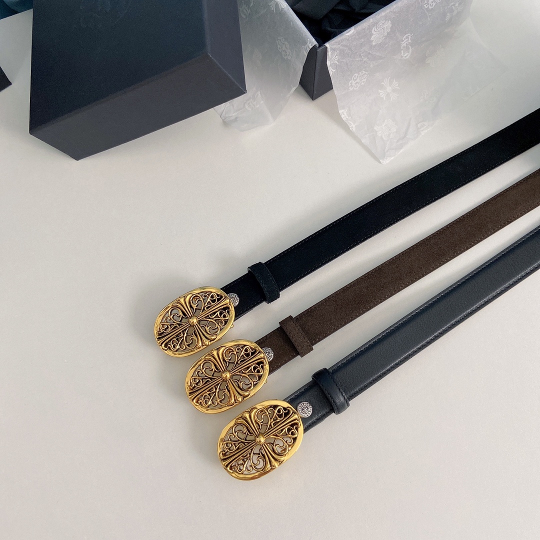 “ChromeHearts Crocine-Mini Belt: 2.5cm Wide for Ms. Crocson’s Ceremony” - 图片 9