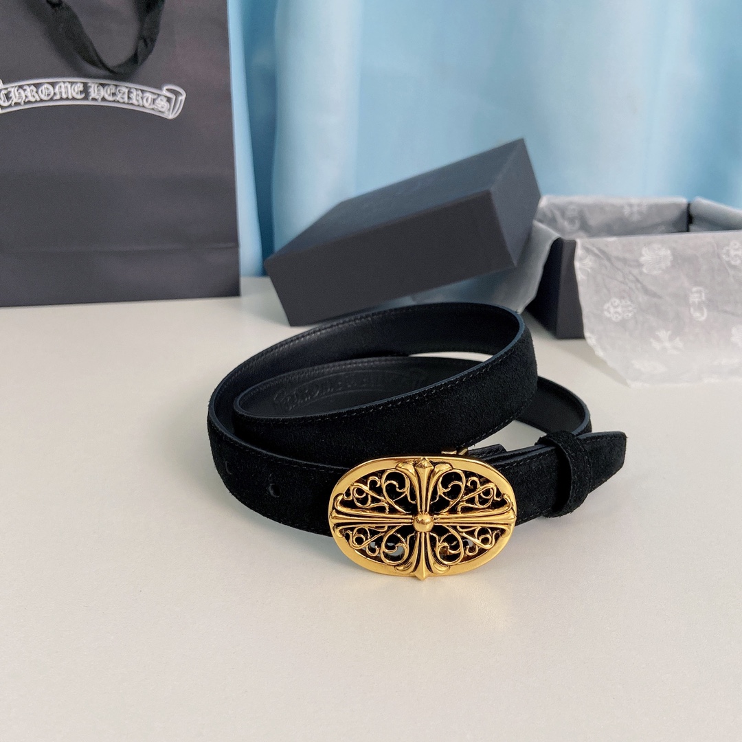 “ChromeHearts Crocine-Mini Belt: 2.5cm Wide for Ms. Crocson’s Ceremony” - 图片 6