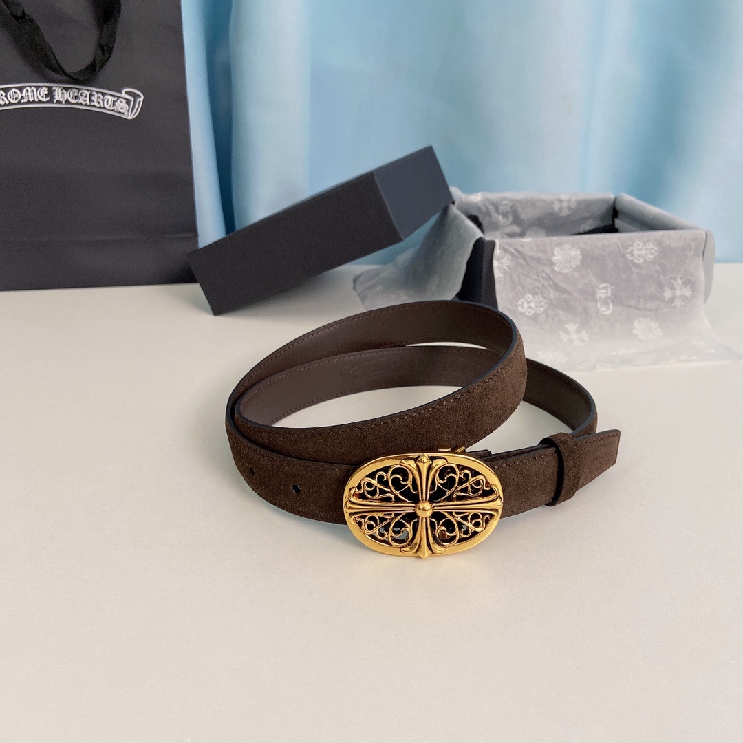 “ChromeHearts Crocine-Mini Belt: 2.5cm Wide for Ms. Crocson’s Ceremony” - 图片 6