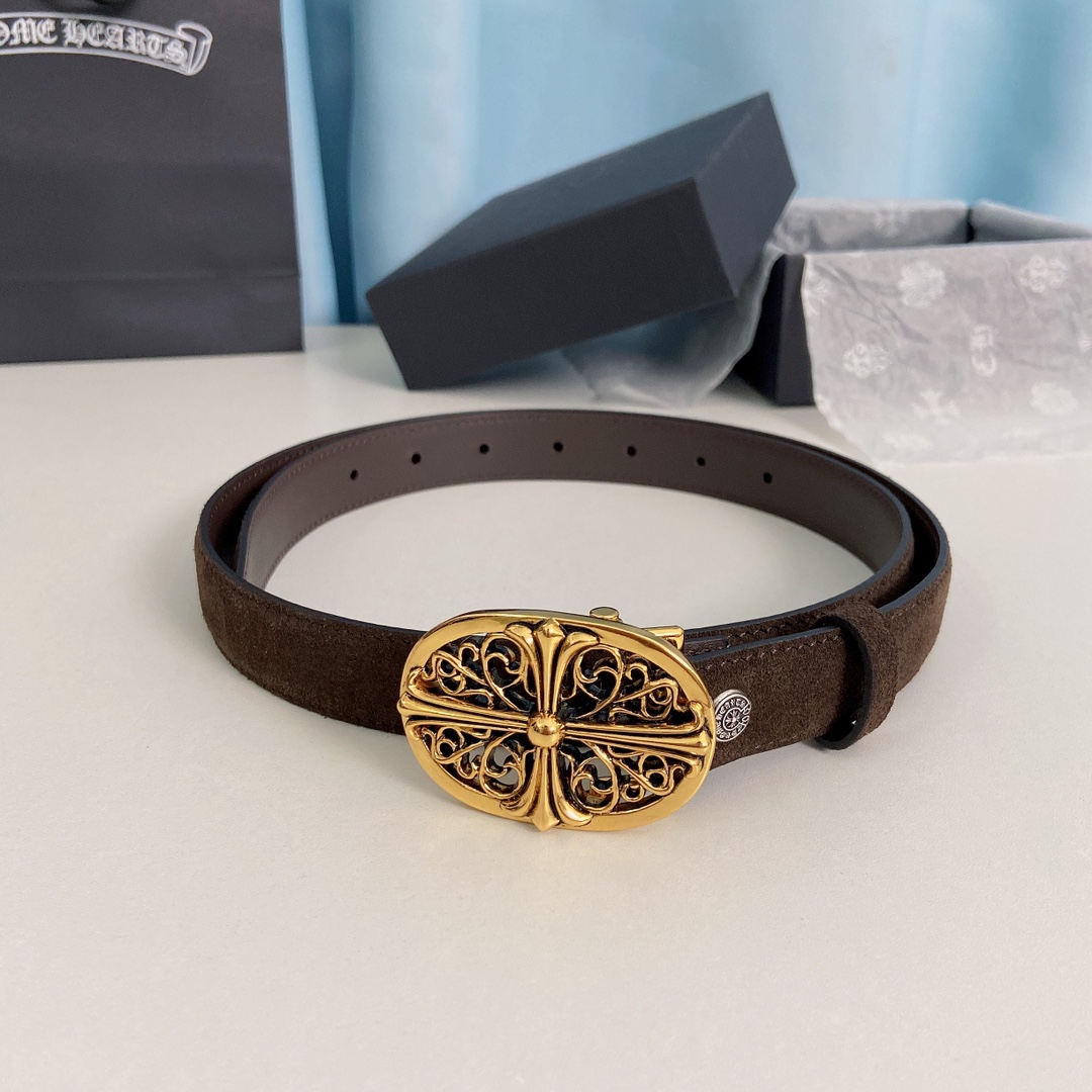 “ChromeHearts Crocine-Mini Belt: 2.5cm Wide for Ms. Crocson’s Ceremony” - 图片 8