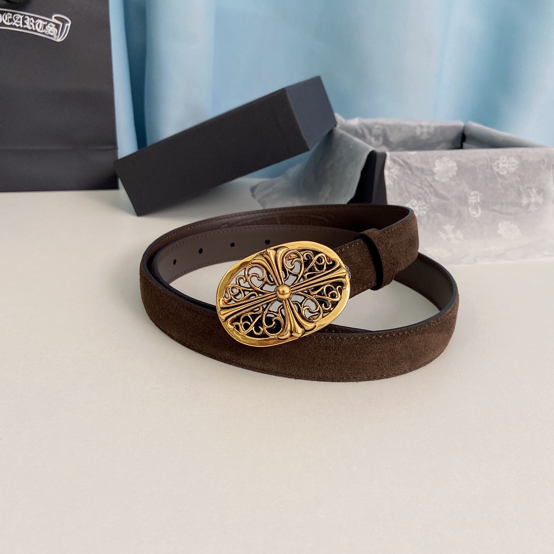“ChromeHearts Crocine-Mini Belt: 2.5cm Wide for Ms. Crocson’s Ceremony” - 图片 3