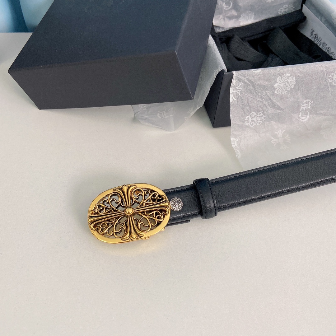 “ChromeHearts Crocine-mini Belt: 2.5cm Wide for Ms. Crocson’s Ceremony” - 图片 2