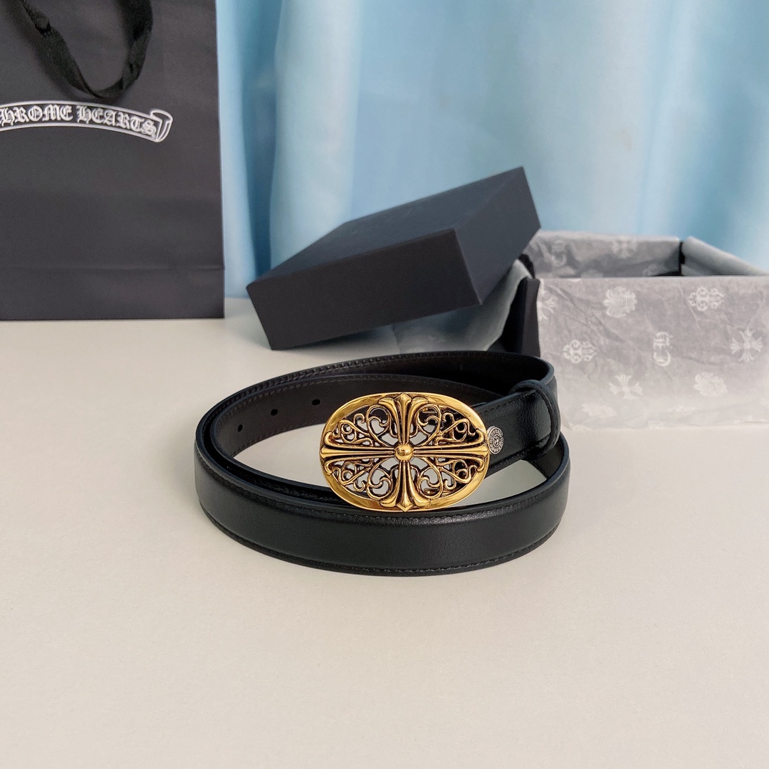 “ChromeHearts Crocine-mini Belt: 2.5cm Wide for Ms. Crocson’s Ceremony” - 图片 3