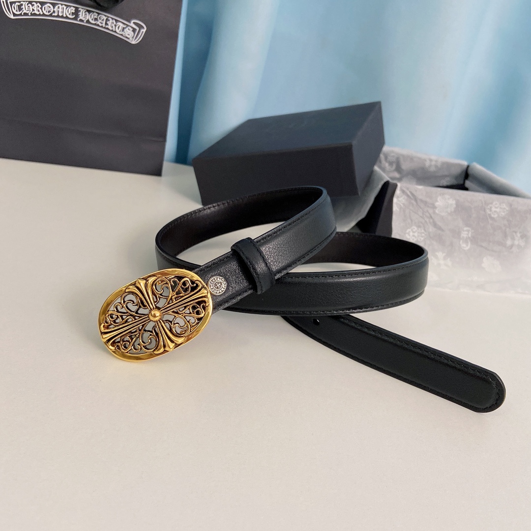 “ChromeHearts Crocine-mini Belt: 2.5cm Wide for Ms. Crocson’s Ceremony” - 图片 5