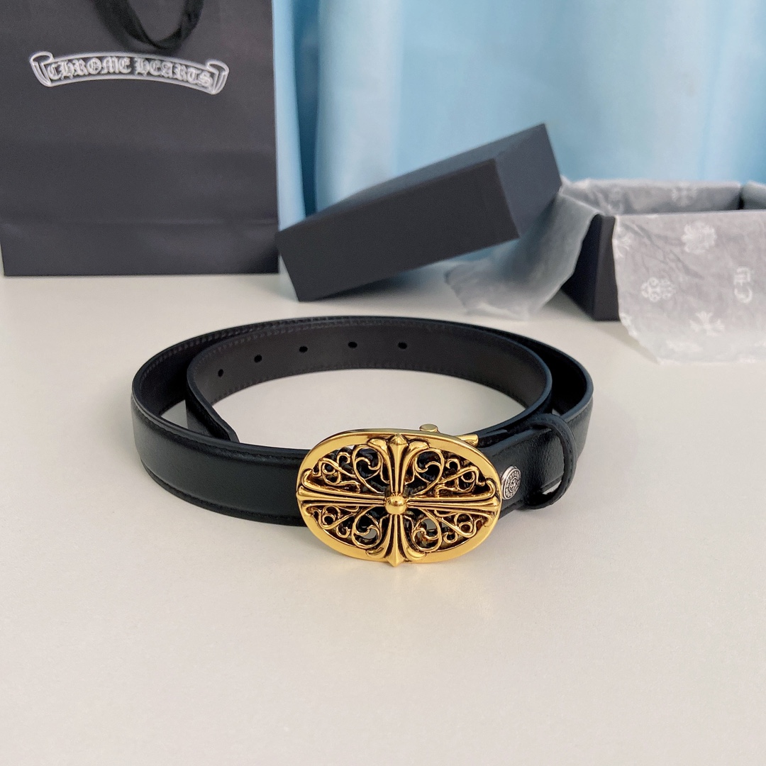 “ChromeHearts Crocine-mini Belt: 2.5cm Wide for Ms. Crocson’s Ceremony” - 图片 8