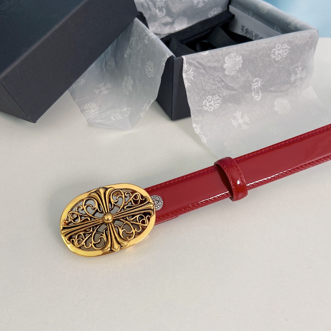 “ChromeHearts Crocine-Mini Belt: 2.5cm Wide for Ms. Crocson’s Ceremony” - 图片 2