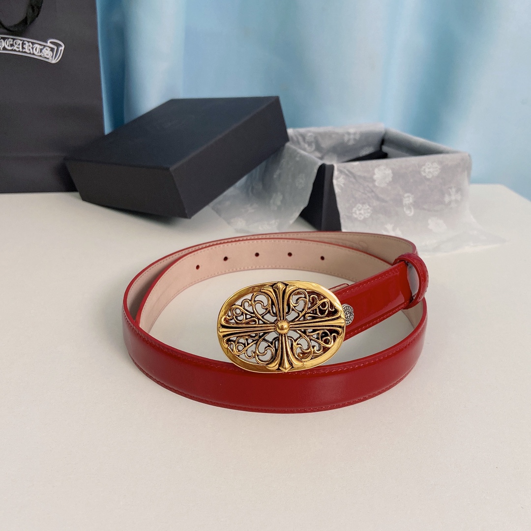 “ChromeHearts Crocine-Mini Belt: 2.5cm Wide for Ms. Crocson’s Ceremony” - 图片 4