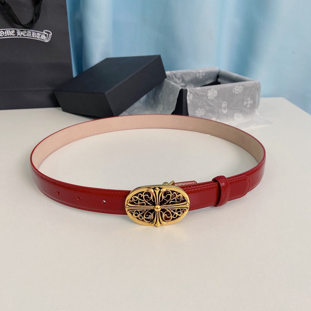 “ChromeHearts Crocine-Mini Belt: 2.5cm Wide for Ms. Crocson’s Ceremony” - 图片 1