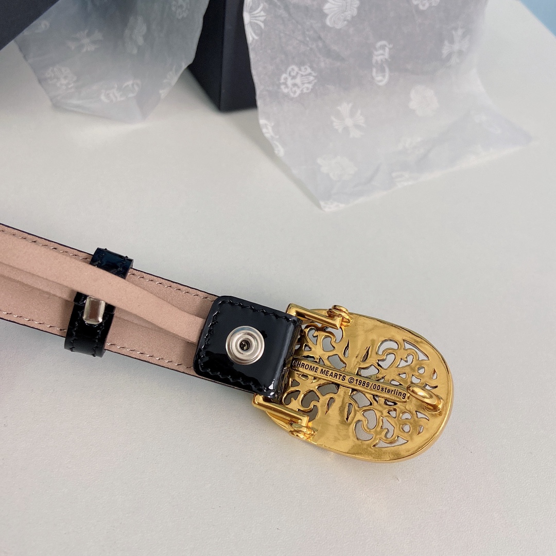 “ChromeHearts Crocine-Mini Belt: Perfect Purchase for Ms. Crocson” - 图片 3