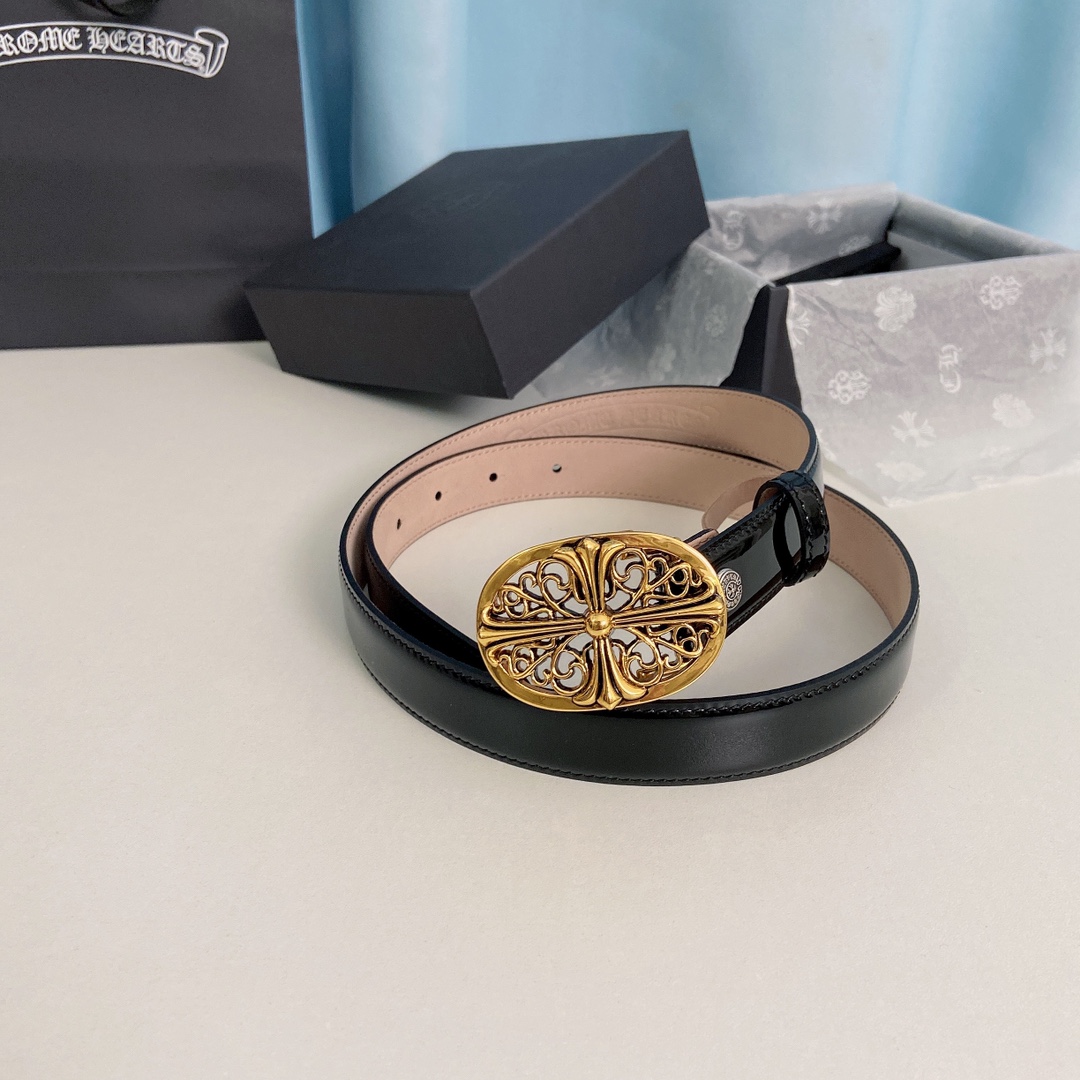 “ChromeHearts Crocine-Mini Belt: Perfect Purchase for Ms. Crocson” - 图片 4