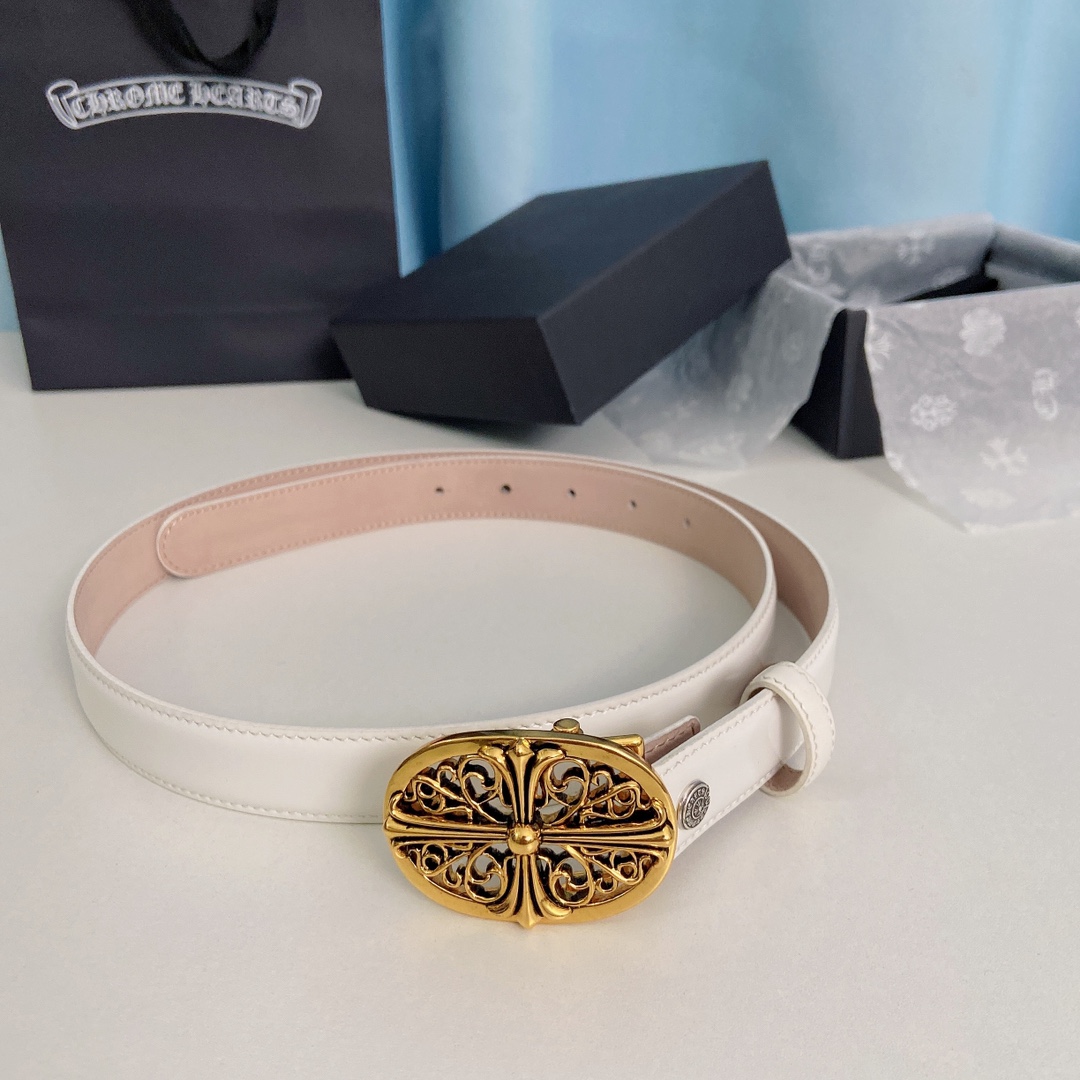 “ChromeHearts Crocine-Mini Belt: 2.5cm Wide, Perfect for Ms. Crocson’s Ceremony” - 图片 8