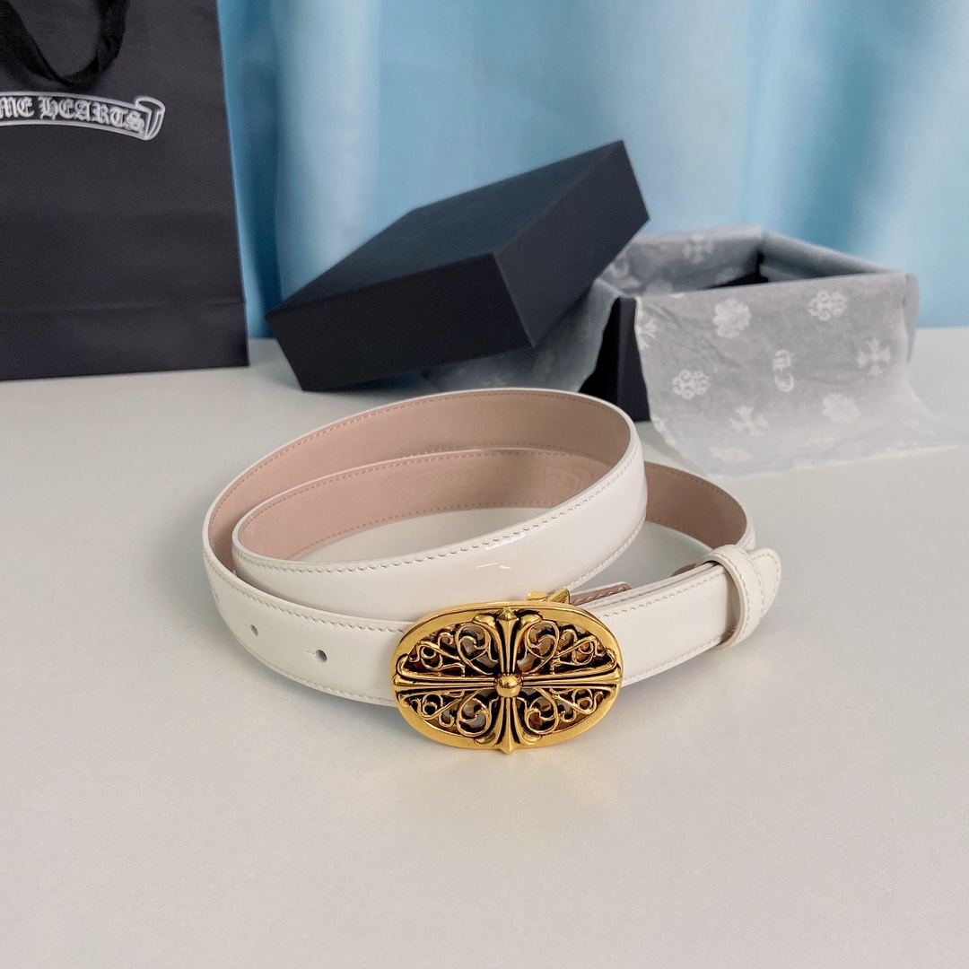 “ChromeHearts Crocine-Mini Belt: 2.5cm Wide, Perfect for Ms. Crocson’s Ceremony” - 图片 6