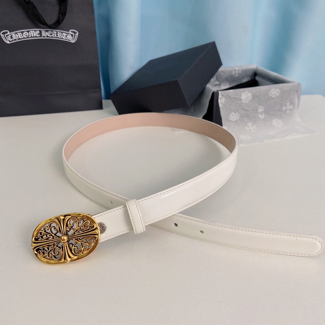 “ChromeHearts Crocine-Mini Belt: 2.5cm Wide, Perfect for Ms. Crocson’s Ceremony” - 图片 5