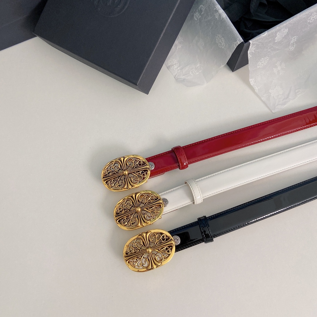 “ChromeHearts Crocine-Mini Belt: 2.5cm Wide, Perfect for Ms. Crocson’s Ceremony” - 图片 9