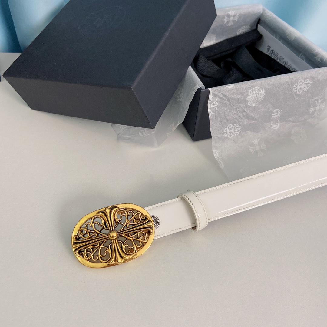 “ChromeHearts Crocine-Mini Belt: 2.5cm Wide, Perfect for Ms. Crocson’s Ceremony” - 图片 2