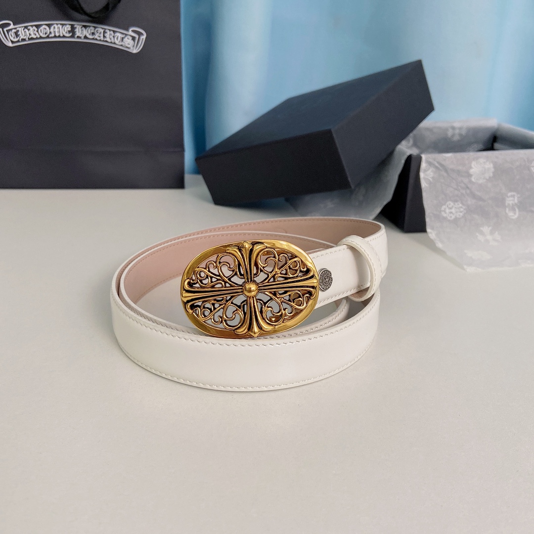 “ChromeHearts Crocine-Mini Belt: 2.5cm Wide, Perfect for Ms. Crocson’s Ceremony” - 图片 4