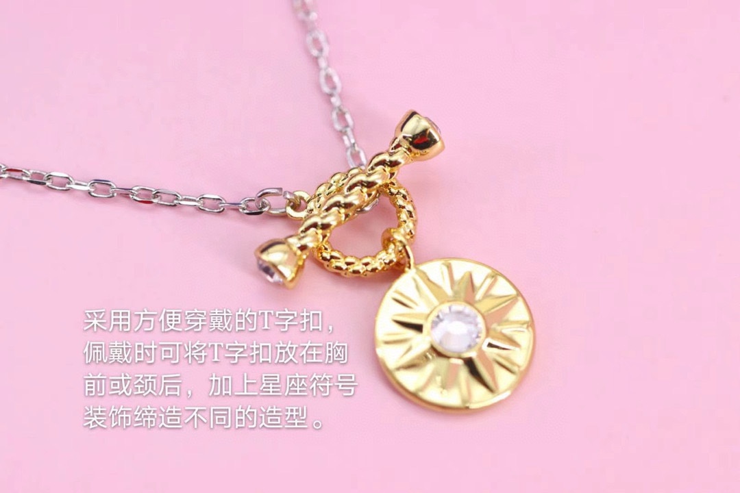  Swarovski 十二星座 锁骨项链

挑选属于你的星座，在星座符号上镶嵌细致的施华洛世奇水晶，搭配