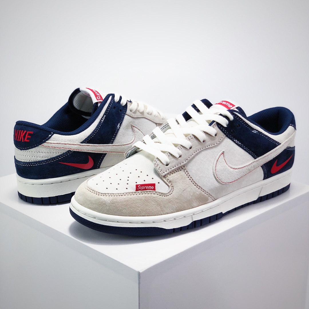 💰280
海外爆款限量发售！公司级 Nike SB Dunk Low“Supreme联名——拼色白勾勾” 周年高端定制 低帮休闲板鞋 定制鞋盒 大厂纯原品质出货 超高清洁度 皮料切割干净无任何毛边 细节完美 
货号：DJ2024-045
Size:36 36.5 37.5 38 38.5 39 40 40.5 41 42 42.5 43 44 44.5 45