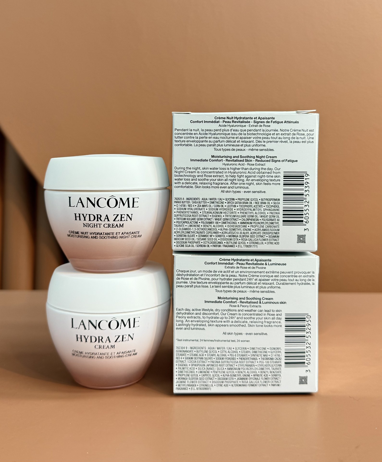 ✨50💰单支
✨90💰两件套
兰蔻水份缘日晚霜两件套！内含：日霜50ml，晚霜50ml。