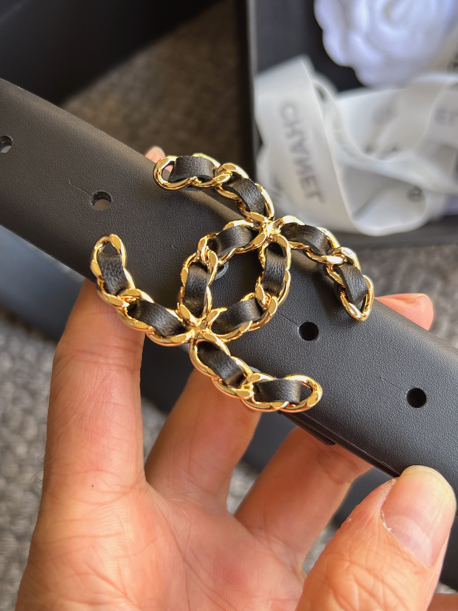 Luxury Grade Chanel 3.0 Bouquets: Original Leather, Oxen Skin, Copper Gold, High-End Quality - 图片 2