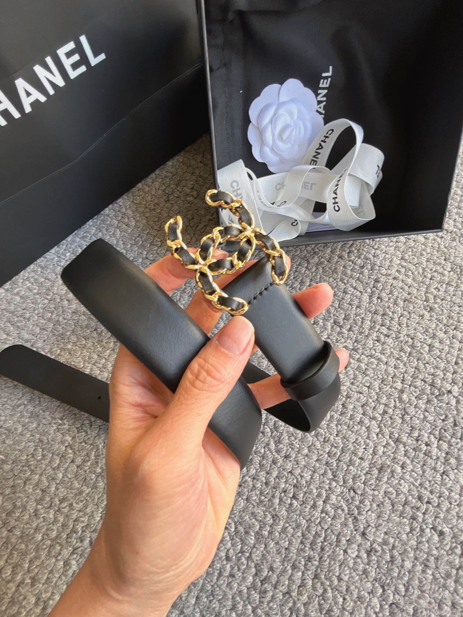 Luxury Grade Chanel 3.0 Bouquets: Original Leather, Oxen Skin, Copper Gold, High-End Quality - 图片 5