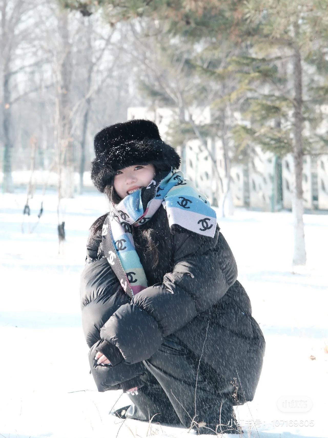 Premium luxury scarf