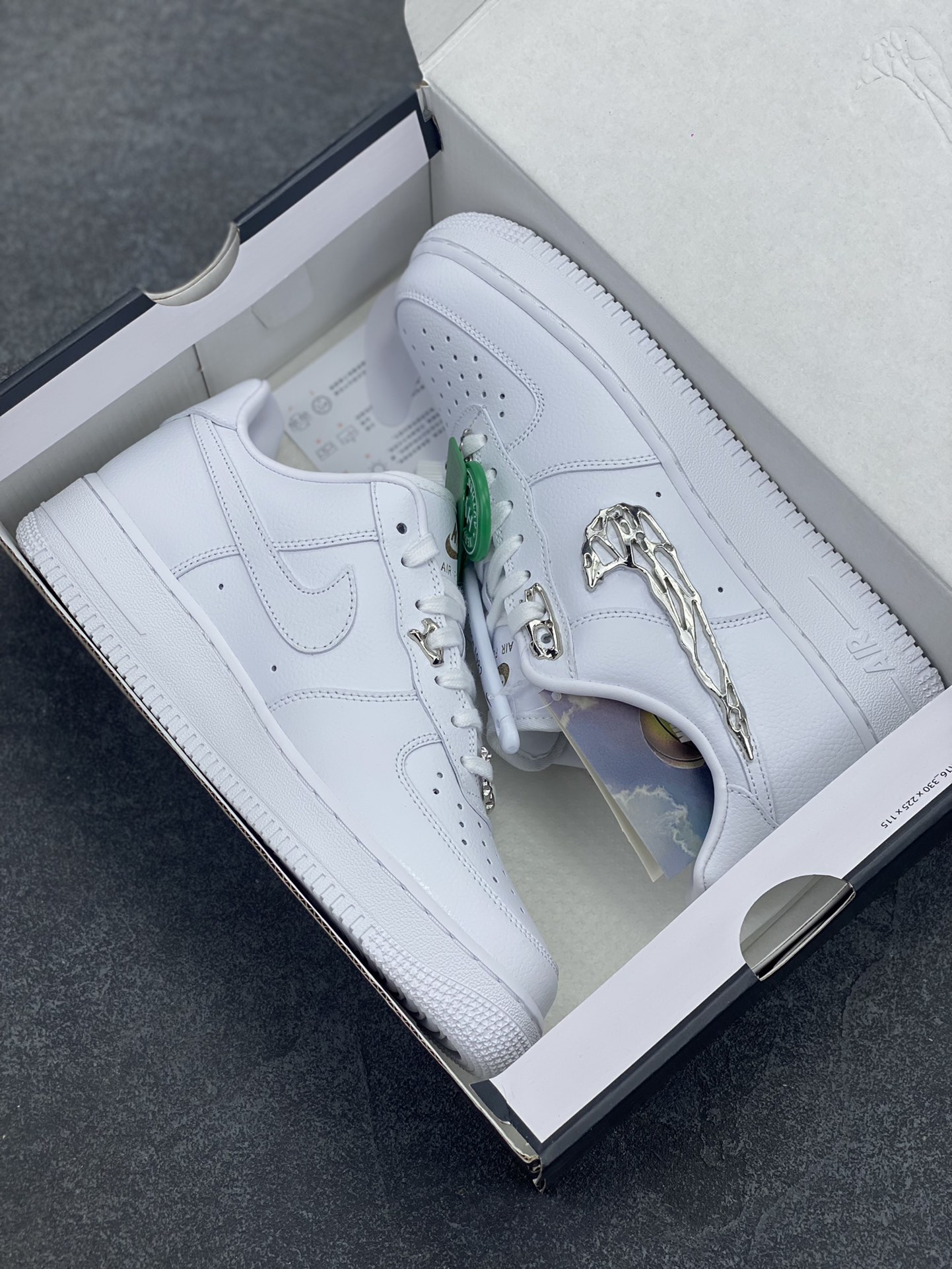 图片[9]-HY版本💯 Nike Air Force 1 Low 07 \”Molten Metal\” 液态金属勾 原楦头原纸板 打造纯正低帮空军版型 专注外贸渠道 全掌内置蜂窝气垫 原盒配件 原厂中底钢印、拉帮完美 货号：FV3616-101 尺码：36 36.5 37.5 38 38.5 39 40 40.5 41 42 42.5 43 44 44.5 45 46-选品中心