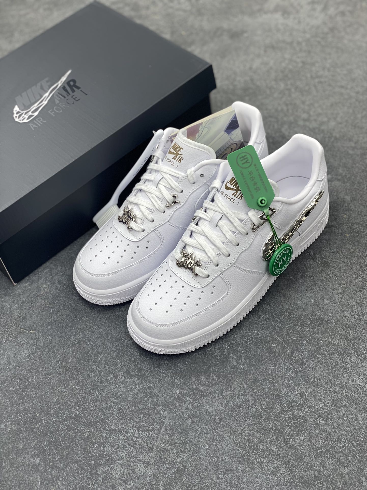 图片[8]-HY版本💯 Nike Air Force 1 Low 07 \”Molten Metal\” 液态金属勾 原楦头原纸板 打造纯正低帮空军版型 专注外贸渠道 全掌内置蜂窝气垫 原盒配件 原厂中底钢印、拉帮完美 货号：FV3616-101 尺码：36 36.5 37.5 38 38.5 39 40 40.5 41 42 42.5 43 44 44.5 45 46-选品中心