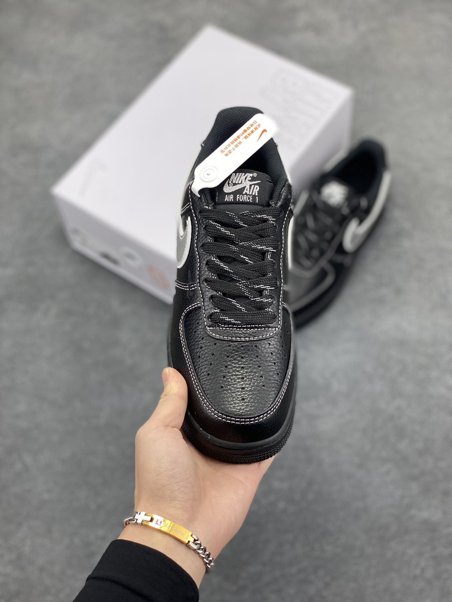 图片[2]-NK Air Force 1‘07 Low 定制款抽屉盒 空军一号低帮休闲板鞋 定制皮料 原楦原纸板 纯正版型 高清洁度 内置全掌气垫 货号：CW2288-111 尺码：36 36.5 37.5 38 38.5 39 40 40.5 41 42 42.5 43 44 44.5 45-选品中心