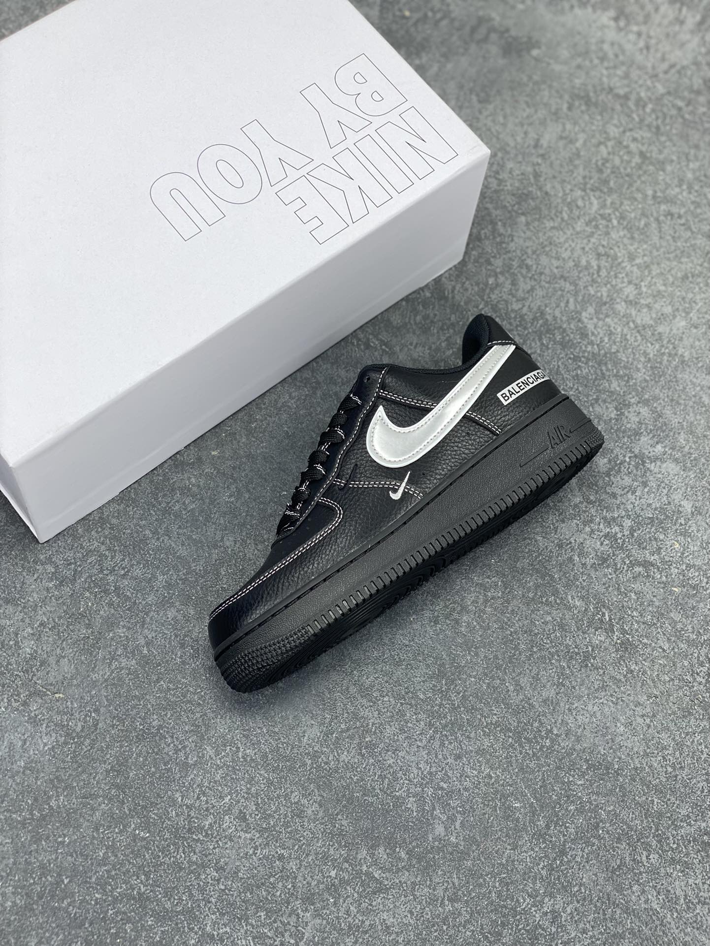 图片[7]-NK Air Force 1‘07 Low 定制款抽屉盒 空军一号低帮休闲板鞋 定制皮料 原楦原纸板 纯正版型 高清洁度 内置全掌气垫 货号：CW2288-111 尺码：36 36.5 37.5 38 38.5 39 40 40.5 41 42 42.5 43 44 44.5 45-选品中心