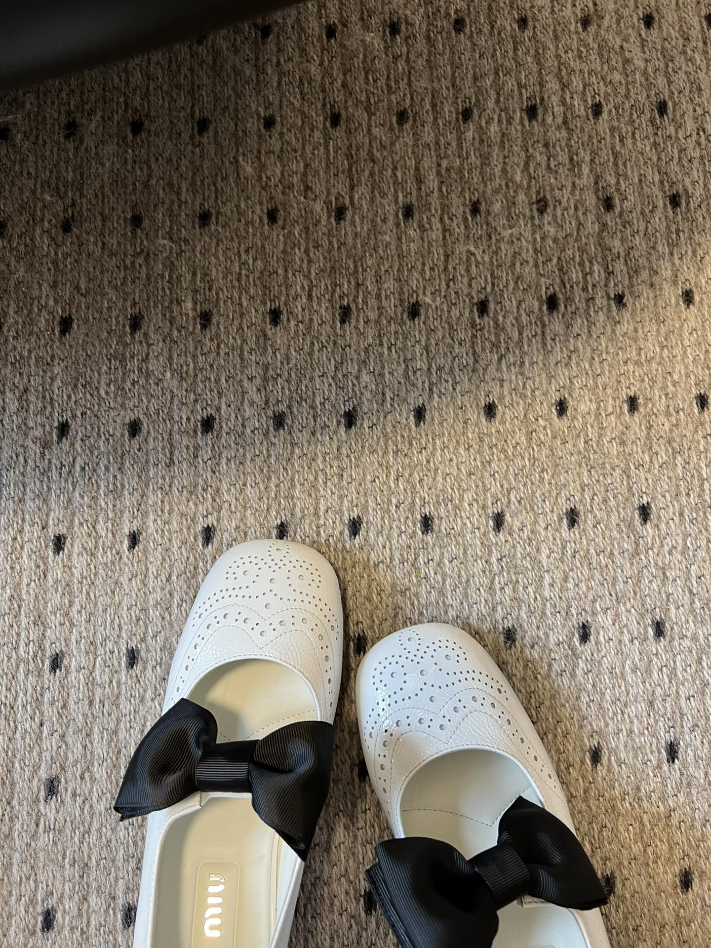
Miu Miu | 缪缪 2025早春新品蝴蝶结粗跟玛丽珍

专柜主打最新走秀款 蝴蝶结复古玛丽珍粗跟
