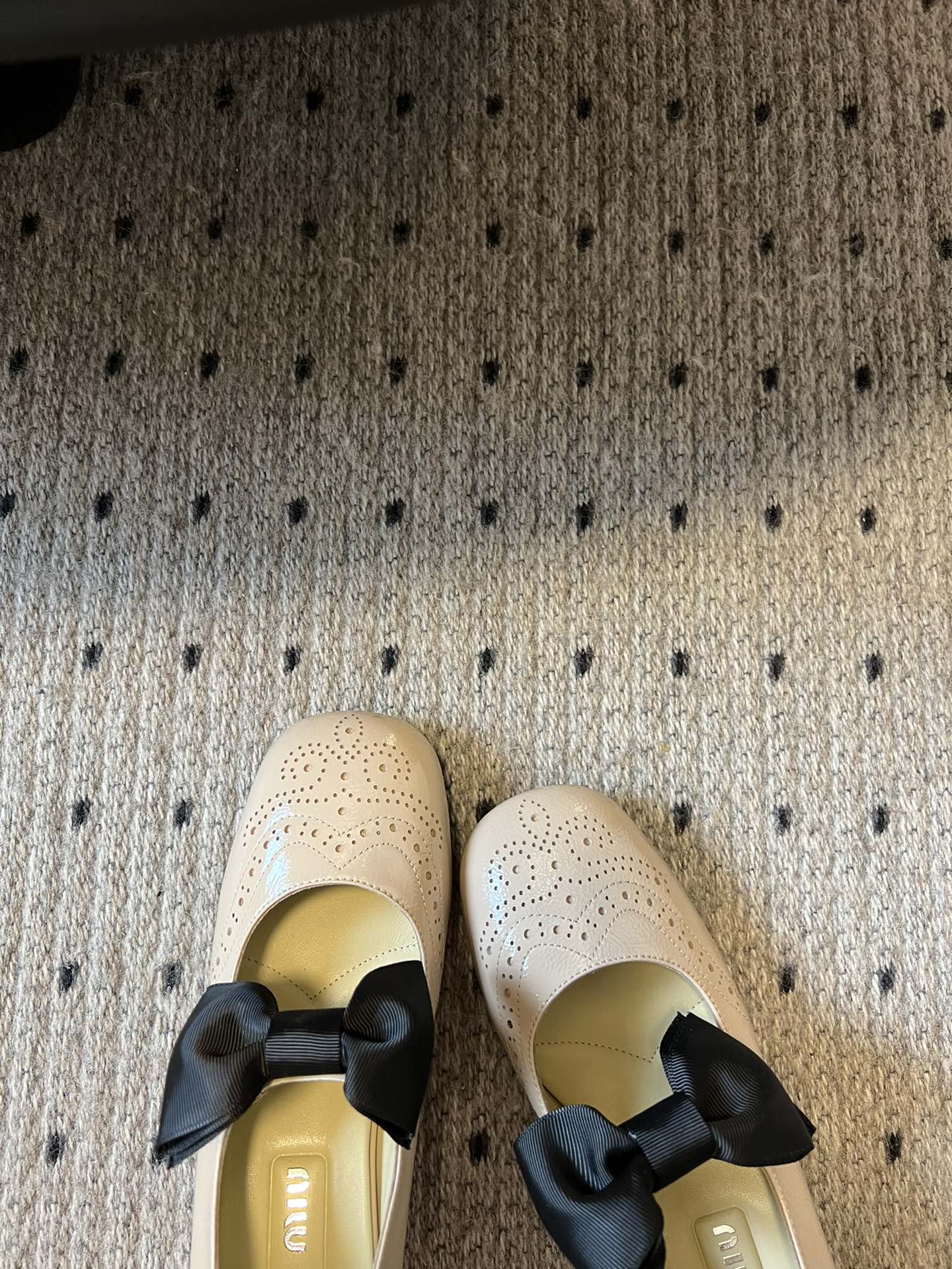 
Miu Miu | 缪缪 2025早春新品蝴蝶结粗跟玛丽珍

专柜主打最新走秀款 蝴蝶结复古玛丽珍粗跟