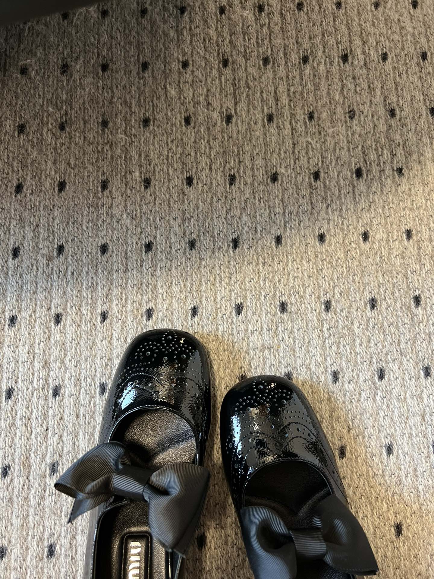 
Miu Miu | 缪缪 2025早春新品蝴蝶结粗跟玛丽珍

专柜主打最新走秀款 蝴蝶结复古玛丽珍粗跟