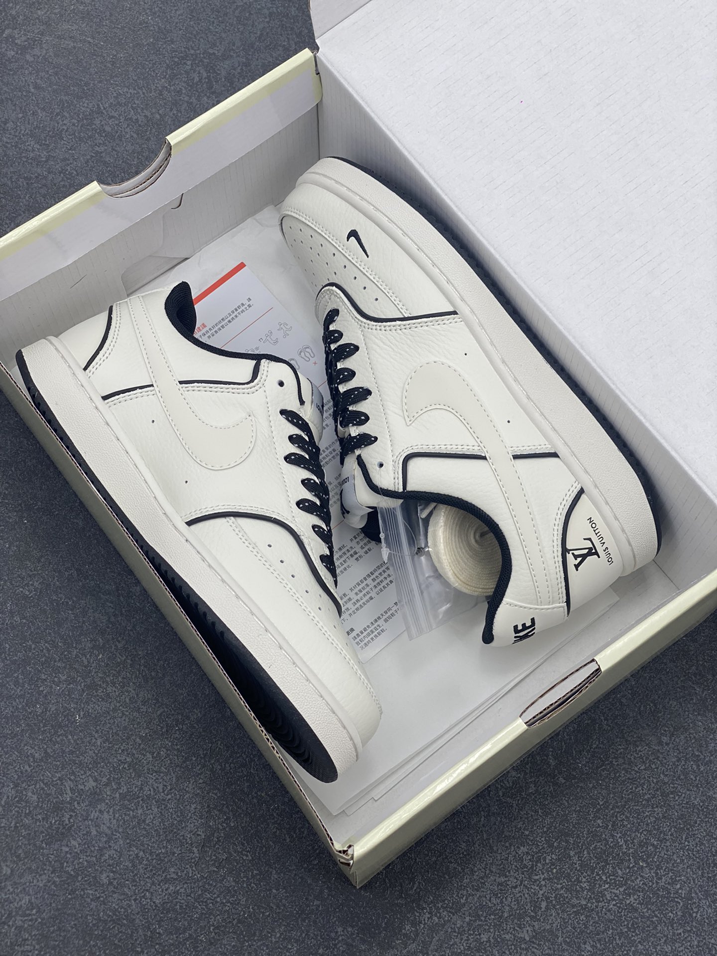 图片[9]-海外爆款 ZP订单 NIKE EBERNON Low prm 小空军低帮百搭透气休闲运动板鞋 独家头层版本 原数据独家私模大底 纯正版型 清洁度完美 货号：FD5188-121 尺码：36 36.5 37.5 38 38.5 39 40 40.5 41 42 42.5 43 44 44.5 45-选品中心